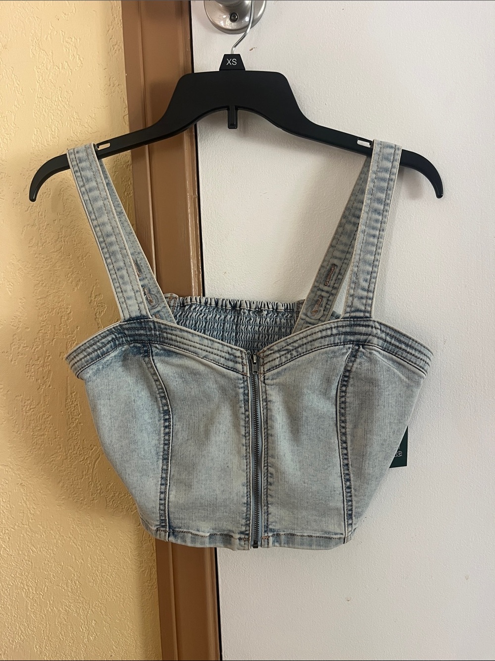 wild fable Light Blue Denim Crop Top